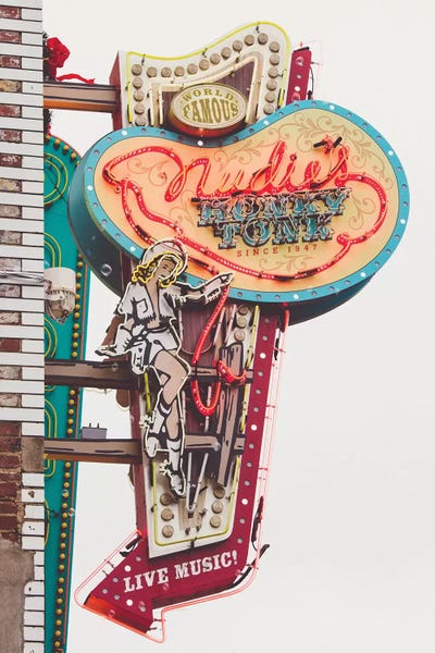 Ann Hudec: Nashville Neon Iii by Ann Hudec