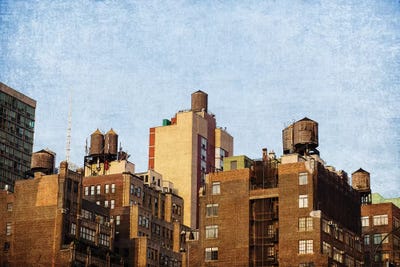 NYC Water Towers by Ann Hudec canvas print