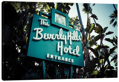 Beverly Hills Hotel II Canvas Art Print - Los Angeles Art