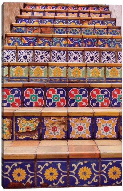 San Antonio Canvas Art Print - Stairs & Staircases