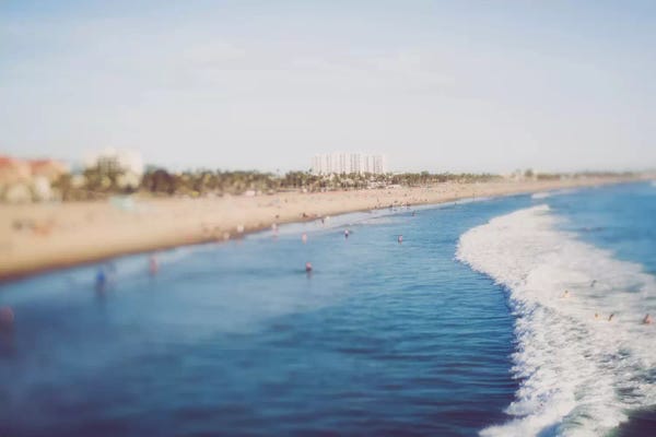 Santa Monica: Santa Monica Beach Day by Ann Hudec