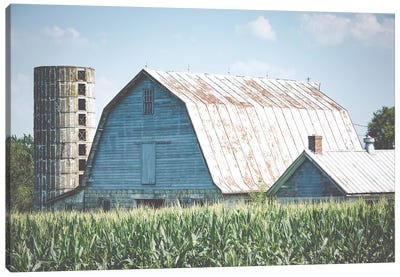 Summer On The Farm Canvas Art Print - Country Scenic Photography