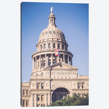 Texas State Capitol Canvas Print #AHD163} by Ann Hudec Canvas Art Print