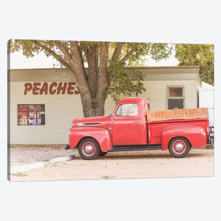 The Peach Truck Canvas Print #AHD169} by Ann Hudec Canvas Print
