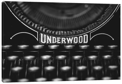 Underwood Canvas Art Print - Typewriters