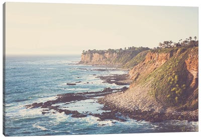 California Golden Hour Canvas Art Print - Vintage Styled Photography