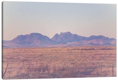West Texas Sunset Canvas Art Print - Vintage Styled Photography
