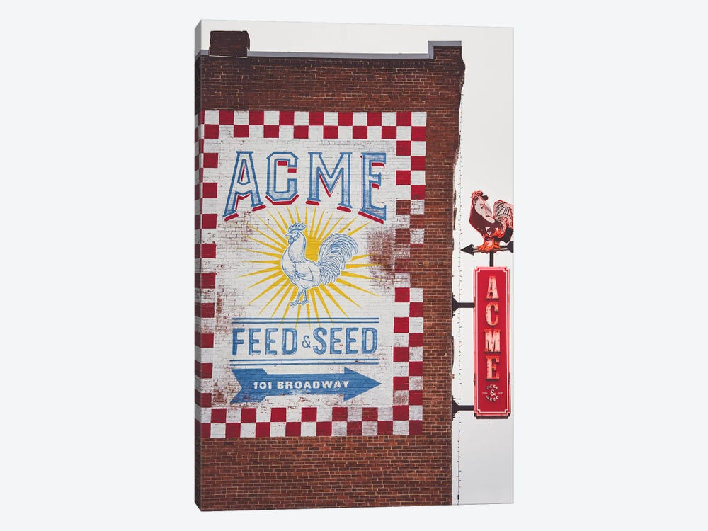 Acme Feed & Seed by Ann Hudec 1-piece Canvas Art Print