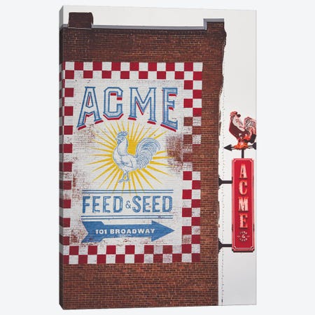 Acme Feed & Seed Canvas Print #AHD1} by Ann Hudec Canvas Art