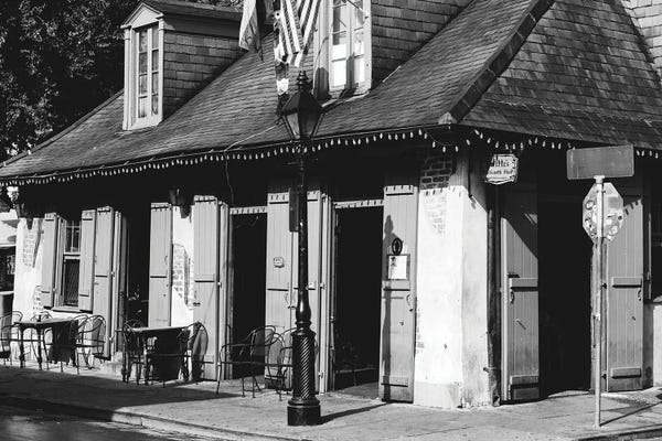 Ann Hudec: Lafitte's Bar New Orleans by Ann Hudec