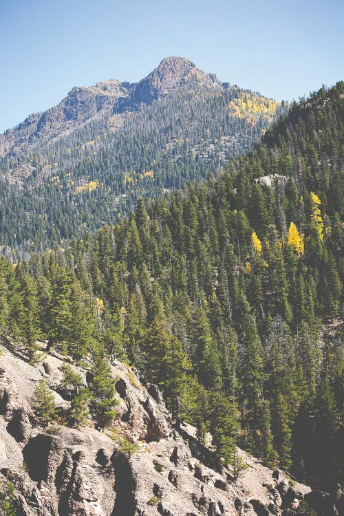 Rugged Mountains In Autumn