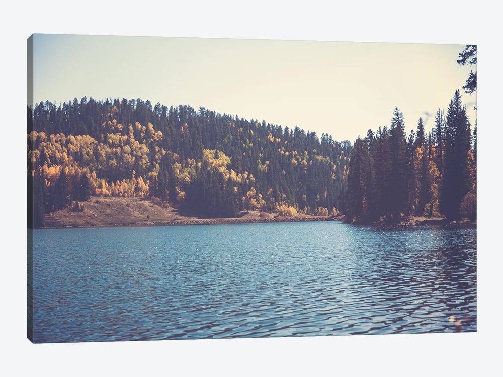 Colorado Mountain Lake In Autumn by Ann Hudec 1-piece Canvas Art