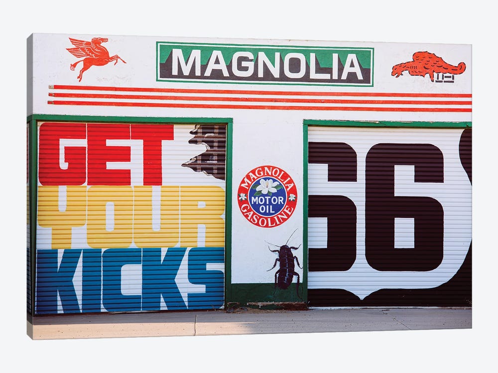 Get Your Kicks On Route 66 by Ann Hudec 1-piece Canvas Art