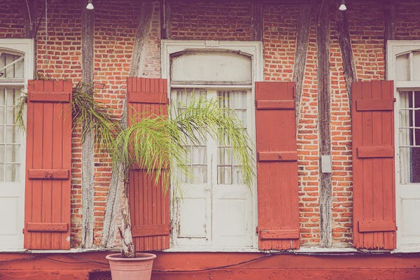 Ann Hudec: Tropical French Quarter Colors New Orleans by Ann Hudec