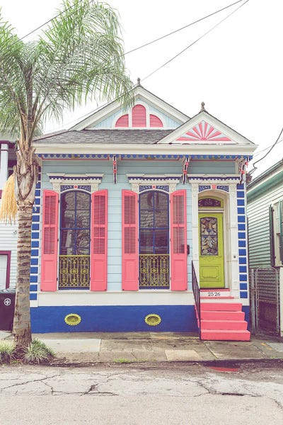 Ann Hudec: Colorful New Orleans I by Ann Hudec