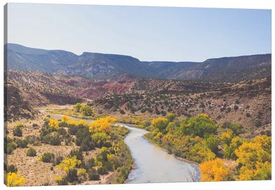 New Mexico Autumn Landscape Canvas Art Print - Ann Hudec