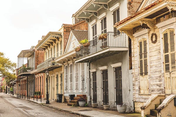 Louisiana: New Orleans French Quarter Morning Light by Ann Hudec