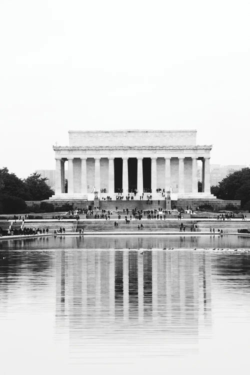 Lincoln Memorial Print by Ann Hudec wall art