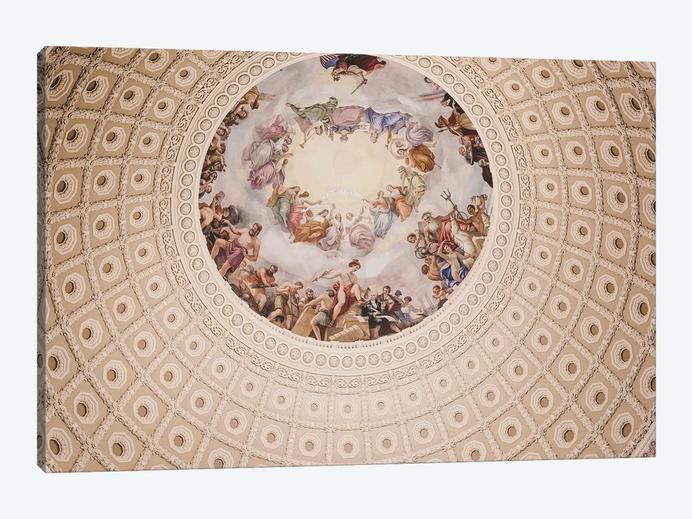 E Pluribus Unum US Capitol Rotunda by Ann Hudec 1-piece Art Print