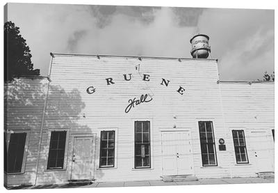 Gruene Hall Texas Canvas Art Print - Architecture Art
