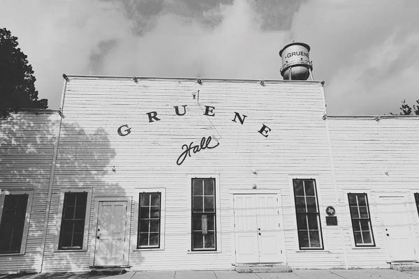 Large Photography - Canvas Prints: Gruene Hall Texas by Ann Hudec