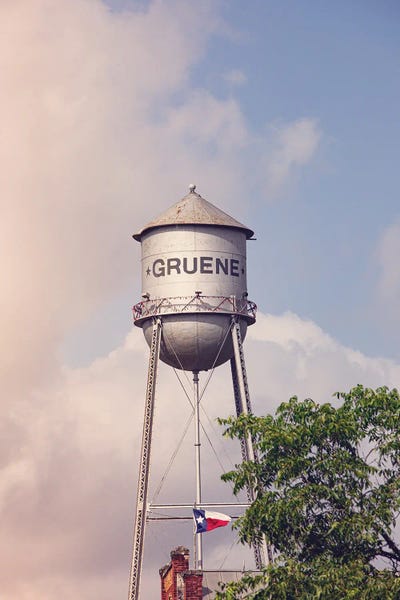 Ann Hudec: Gruene Texas Water Tower by Ann Hudec
