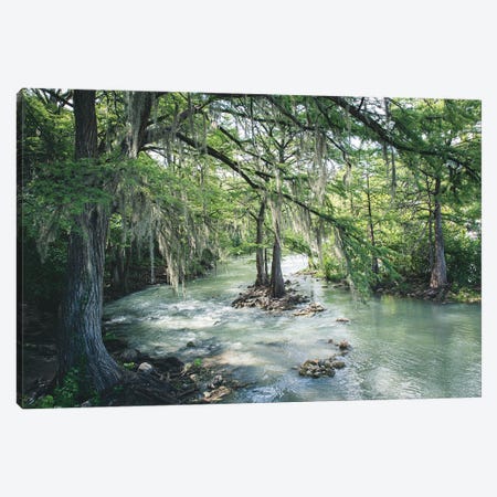 Comal River Gruene Texas Photography Canvas Print #AHD300} by Ann Hudec Art Print