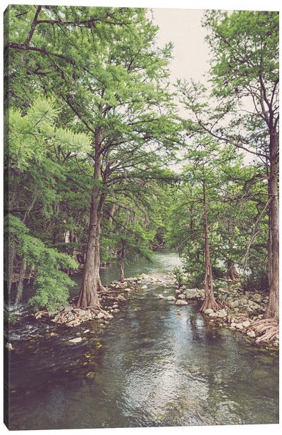 Texas Hill Country II Comal River Photography Canvas Art Print - Texas Art