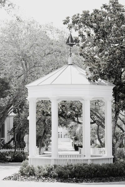 Seaside Florida Gazebo by Ann Hudec art print