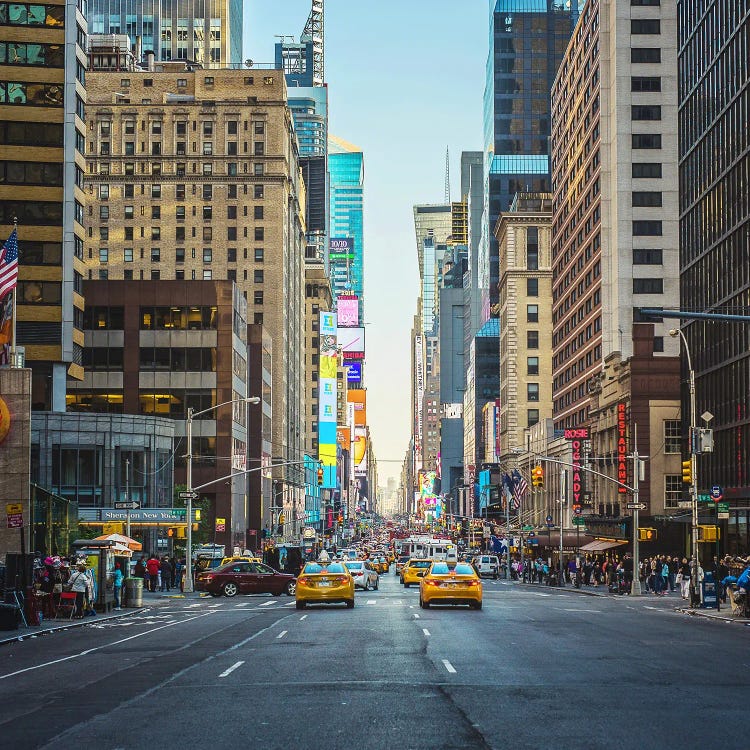 7th Avenue Sunset New York City