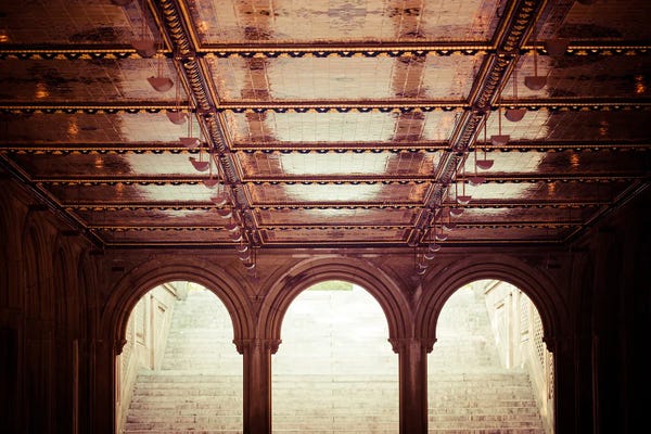 Ann Hudec: Central Park NYC Bethesda Terrace by Ann Hudec
