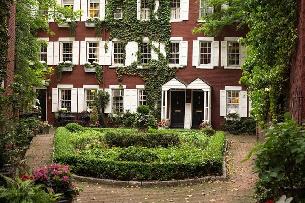 Ann Hudec: Grove Court Greenwich Village NYC by Ann Hudec