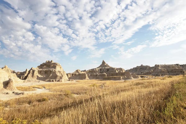 Ann Hudec: Clouds Over Badlands National Park South Dakota III by Ann Hudec