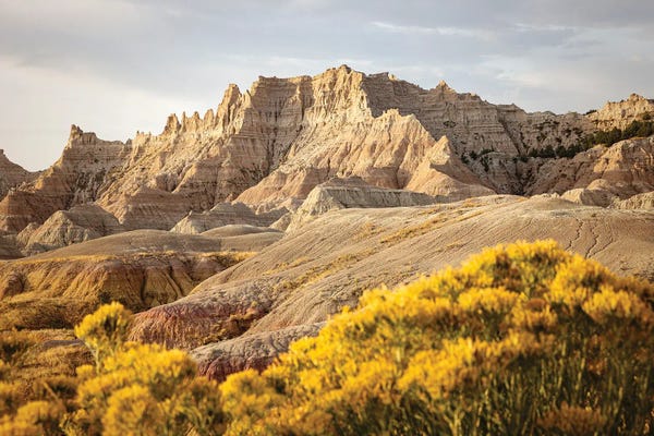 Ann Hudec: Badlands Sunrise Ii Badlands National Park South Dakota by Ann Hudec