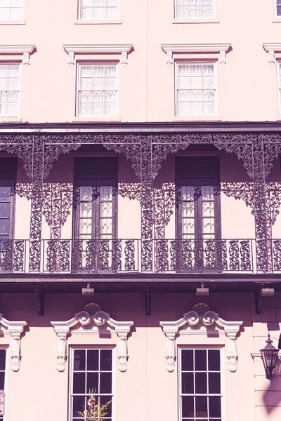 Iron Lace X Charleston South Carolina by Ann Hudec canvas print