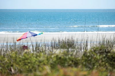 Folly Beach Fun South Carolina by Ann Hudec canvas print