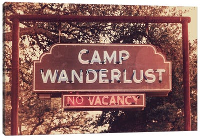 Camp Wanderlust Canvas Art Print