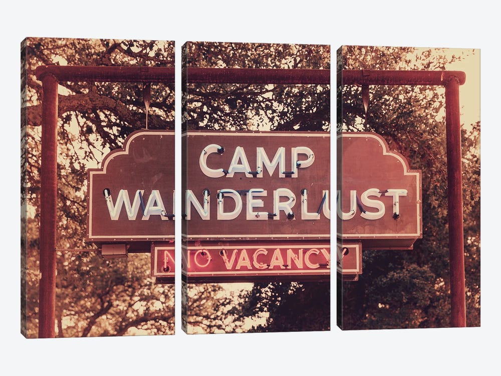 Camp Wanderlust by Ann Hudec 3-piece Canvas Print