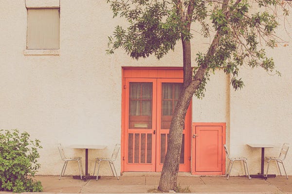 Ann Hudec: Marfa Texas Cafe by Ann Hudec