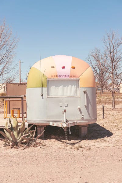 Canvas Print: El Cosmico Marfa Texas II by Ann Hudec
