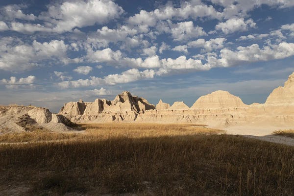 Ann Hudec: Badlands Clouds Badlands National Park South Dakota by Ann Hudec