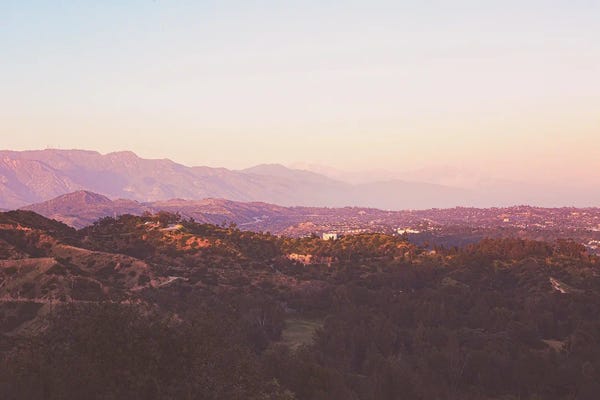 Ann Hudec: Griffith Observatory View by Ann Hudec