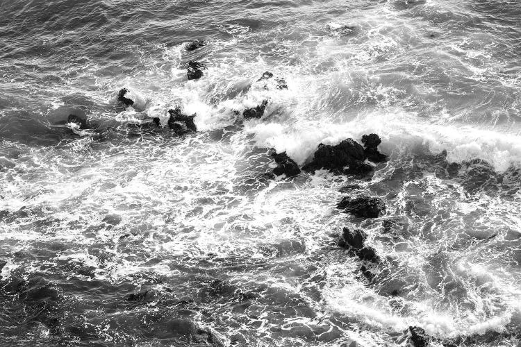 Palos Verdes California Crashing Waves by Ann Hudec wall art