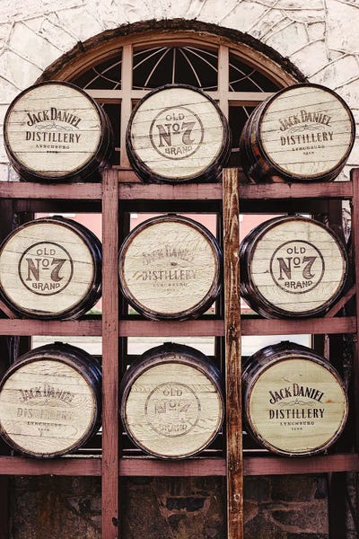 Whiskey Barrels Bar Decor