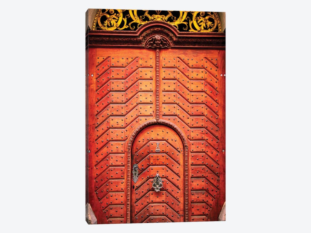 Doors Of Prague by Ann Hudec 1-piece Canvas Artwork