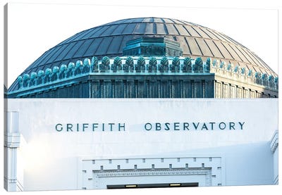 Griffith Observatory Canvas Art Print - Vintage Styled Photography