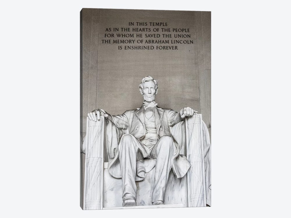 Lincoln Memorial I by Ann Hudec 1-piece Canvas Print