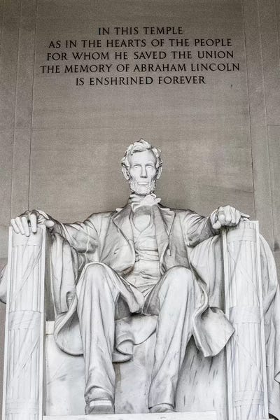 Ann Hudec: Lincoln Memorial I by Ann Hudec