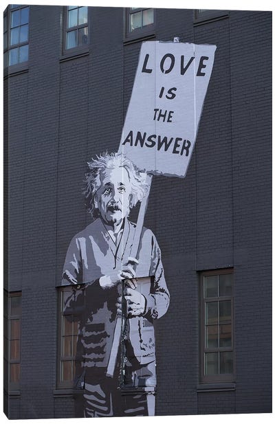 Love Is The Answer Canvas Art Print - Authenticity