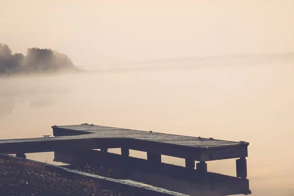 Ann Hudec: Morning At The Lake by Ann Hudec